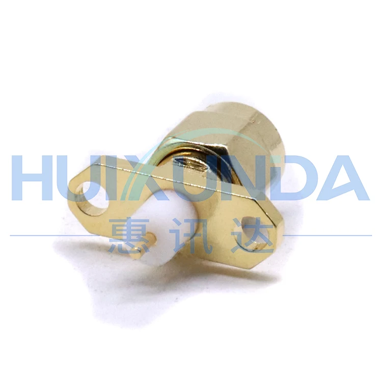 SMA-JFD4 two-hole SMA two-hole flange fixed antenna connector JFD insulation length 4MM conductor length 3MM