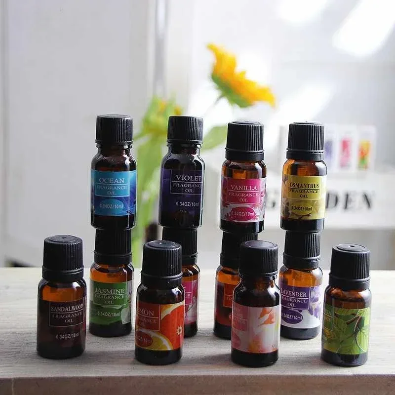 10ML Car Perfume Refill Air Freshener Natural Plant Essential Oil Aroma Diffuser Fragrance Humidifier Essential Oil Freshener