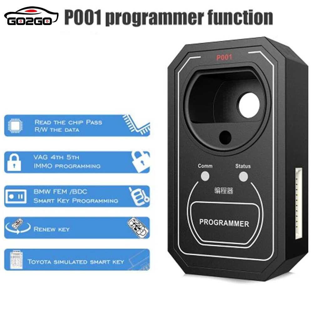 OBDSTAR P001 Programmer for X300 DP,X300 DP Plus,MK70,MS80,X300 Mini EEPROM Adapter, RFID Adapter and Key Renew Adapter 3-in-1