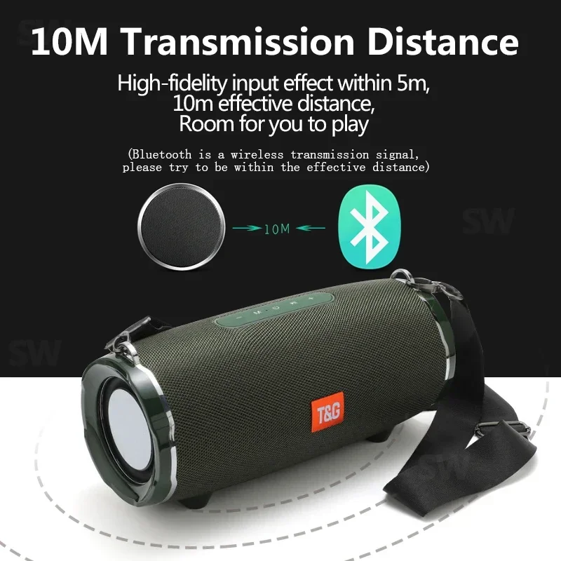 TG187 50W High Power caixa de som Bluetooth Lautsprecher Wasserdichte Tragbare Spalte Für PC Computer Lautsprecher Subwoofer Musik Zentrum