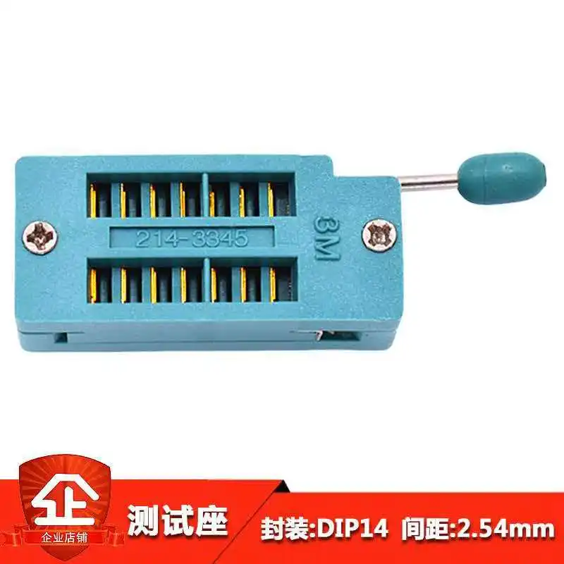 Clamping Socket DIP14/16/18/20/24/28/32/40/42/48/56/64P Wide and Narrow Gold-plated Programming Socket