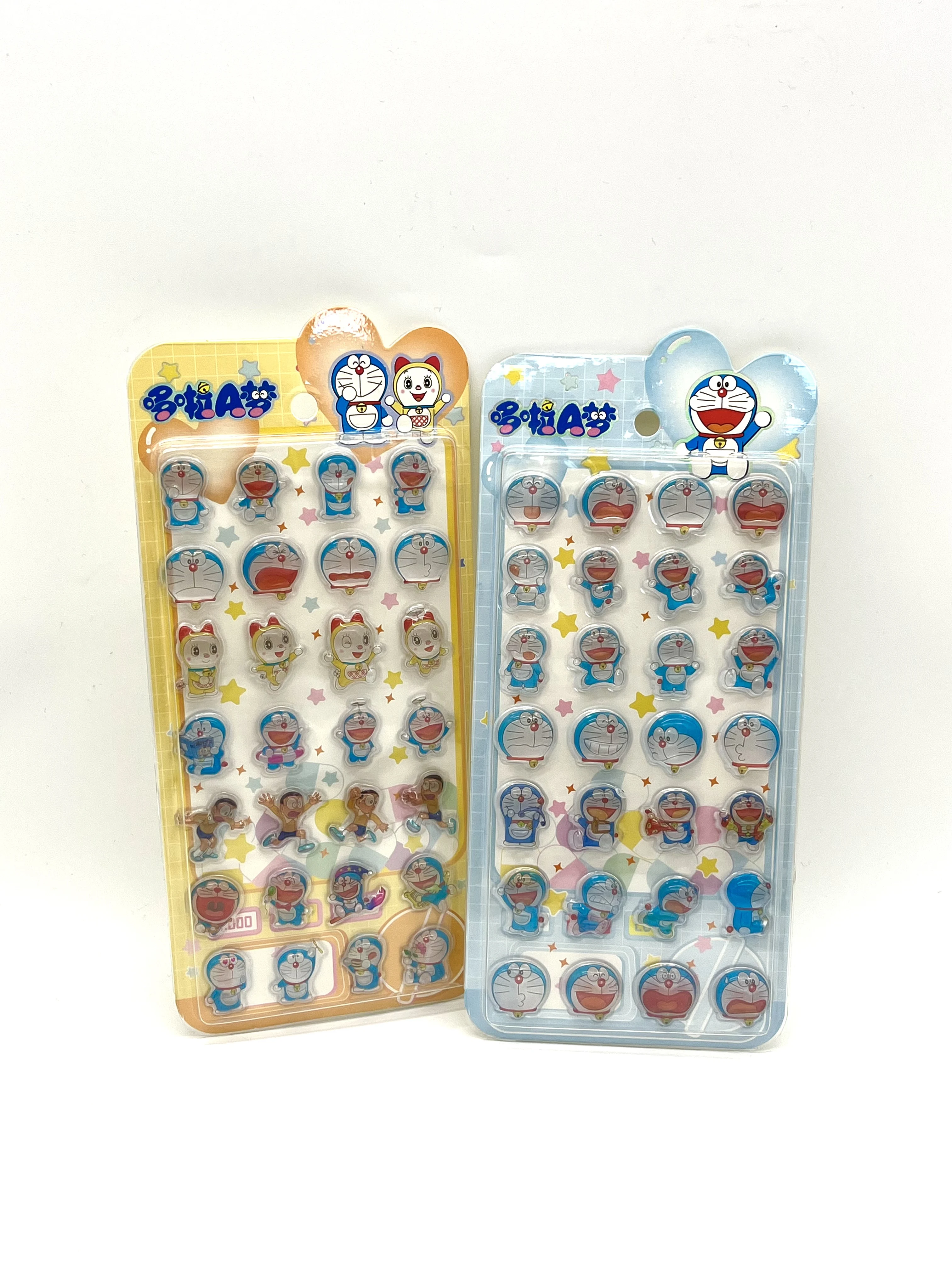 

2026 New Doraemon 3D Stereoscopic Crystal Stickers Children's Creative Handbooks Stereoscopic Decoration Stickers