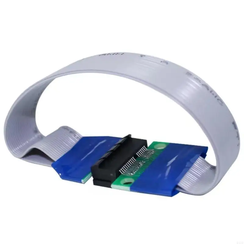 R58F Ribbon PCI لـ Express PCI-E PCIE RISER CARD Extender Extender Cabl