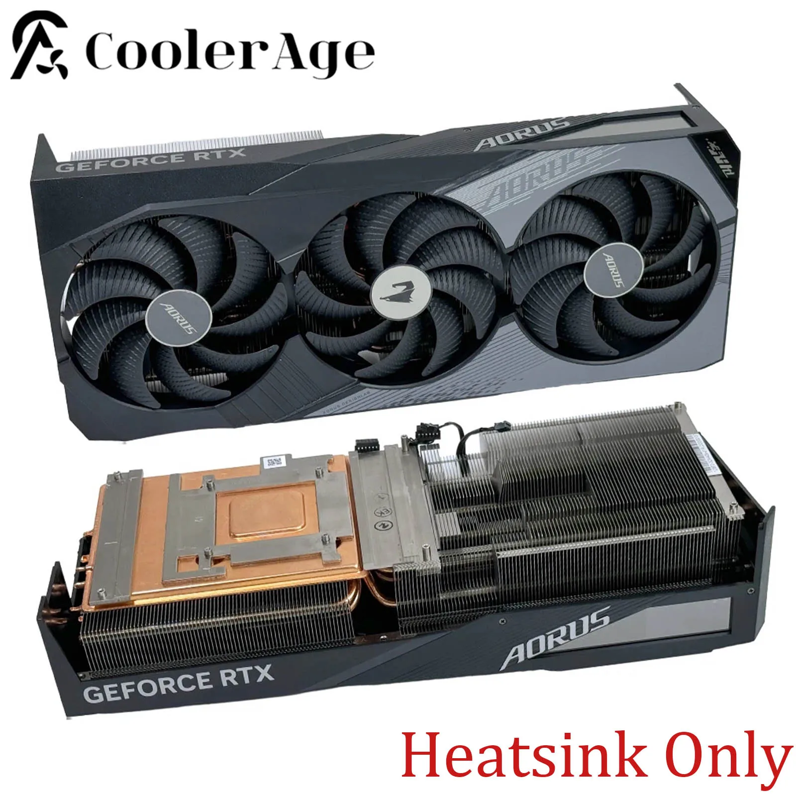 R​TX4090 Video Card Heatsink For Gigabyte AORUS GeForce RTX 4090 Graphics Card Replacement Heat Sink