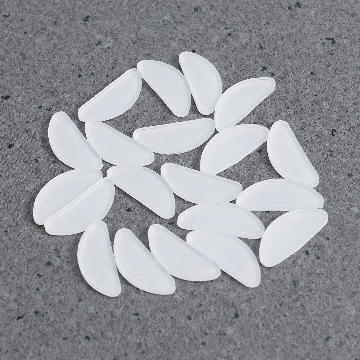 10Pcs Eyeglasses Nose Bridge Pads Silicone Self-Adhesive Non-Slip Nose Pads for Plastic Plate Optical Frames Enhanced Stability