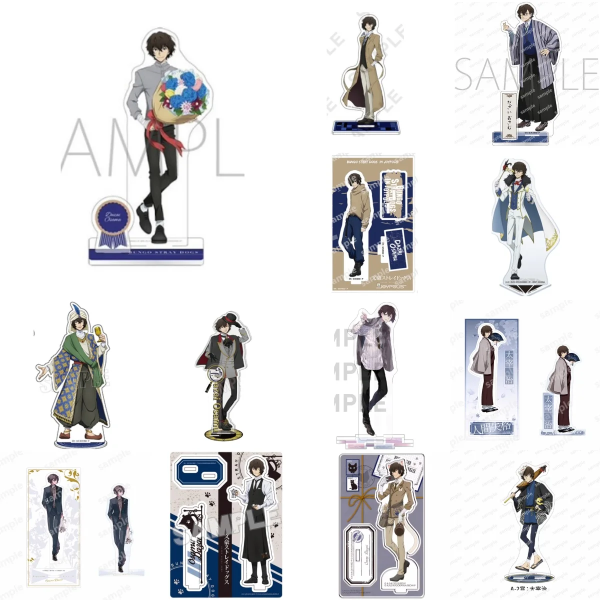 39 Stile Spiel Dazai Osamu Acryl Stand Puppe Anime Osamu Dazai Figur Modell Platte Cosplay Spielzeug für Geschenk