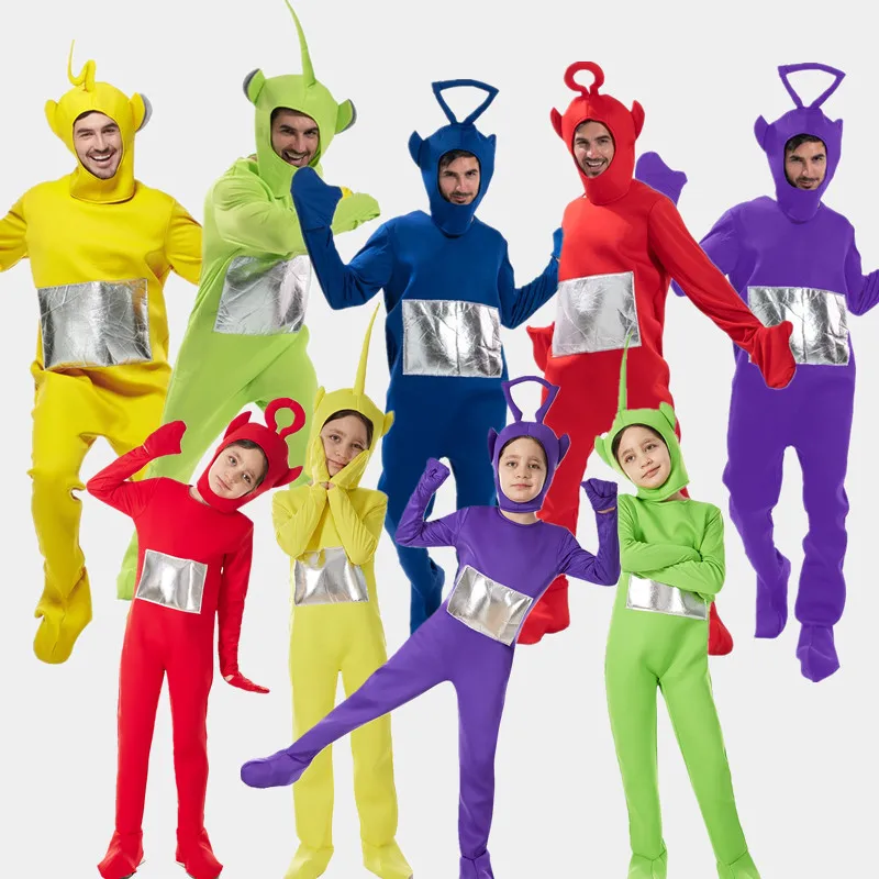 

Костюм для выступлений «Чужой ребенок» с героями мультфильмов, косплей, антенна, внедорожный ролевой сценический наряд, полиэстер