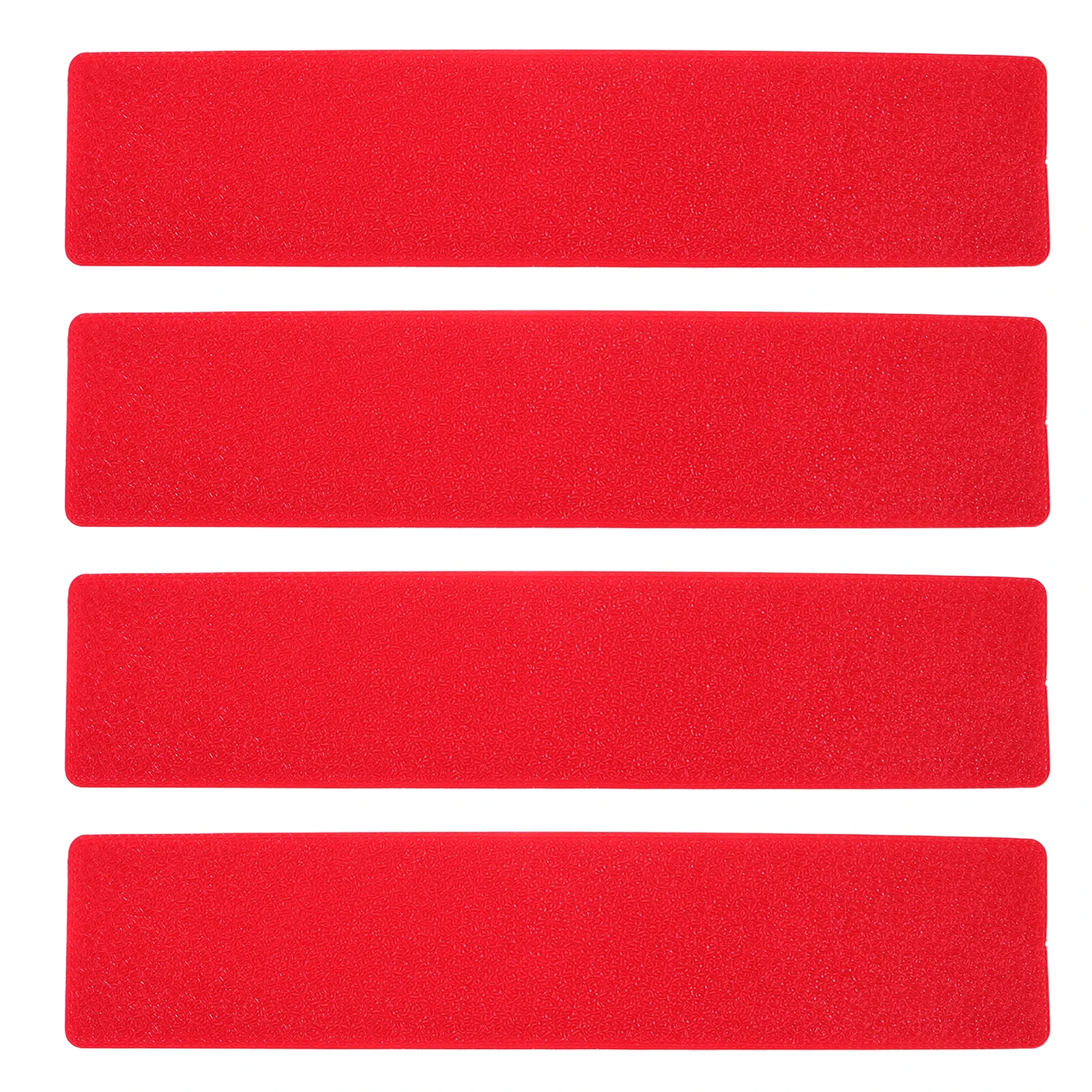 

4pcs Sports Field High-Visibility Red Rectangular Flat Boundary Markers Durable Nonslip For Tennis Soccer Basketball Badminton