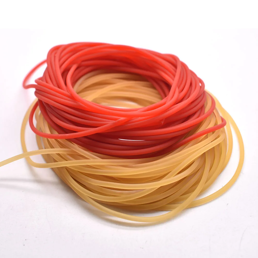 Diameter 2mm 3mm Latex Elastic Solid Rubber Band Elastic Fishing Slingshot Binding Rope Tying Rubber Line String