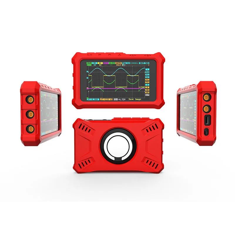 Original DS213 Mini Oscilloscope Silicone Protective Case Silicone Cover With Stand Oscilloscope Accessories Black Red Yellow