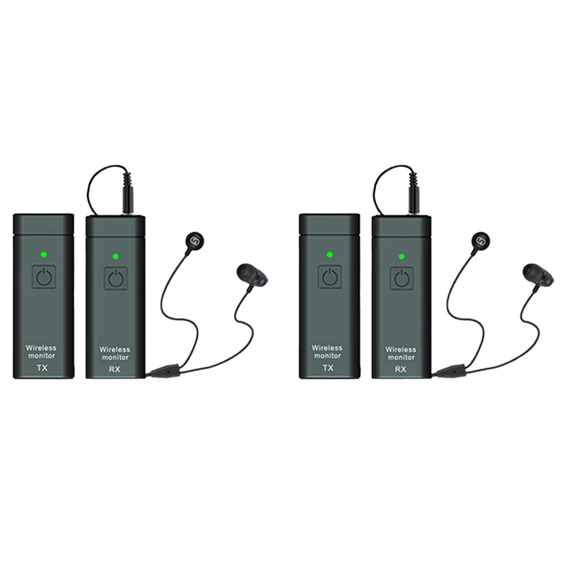 【Limited-Stock!】2X UHF Wireless In-Ear Monitor System Professional Digital Sound Stage Broadcast Sound Card Outdoor Transmitter