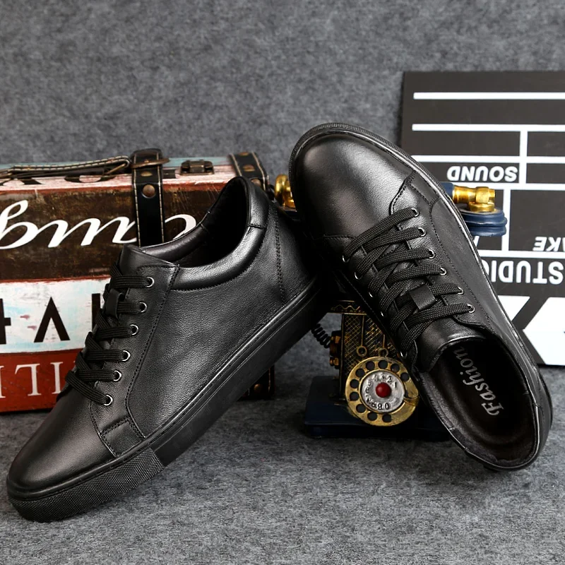 2025-新しいメンズ本革スニーカー-6-センチメートル目に見えないエレベーターノンスリップラバーソール軽量ウォーキングシューズサイズ-35-42