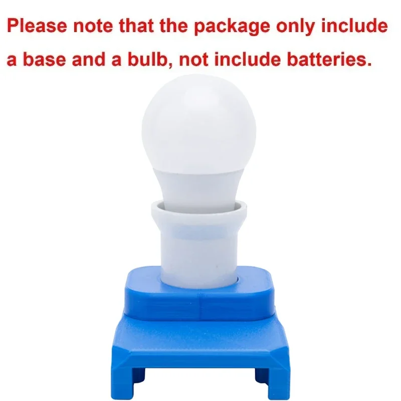 Portable E27 Socket LED Light Bulb for Kobalt 24V Li-ion Battery 5W LED Work Light E27 Bulb Portable Work Light