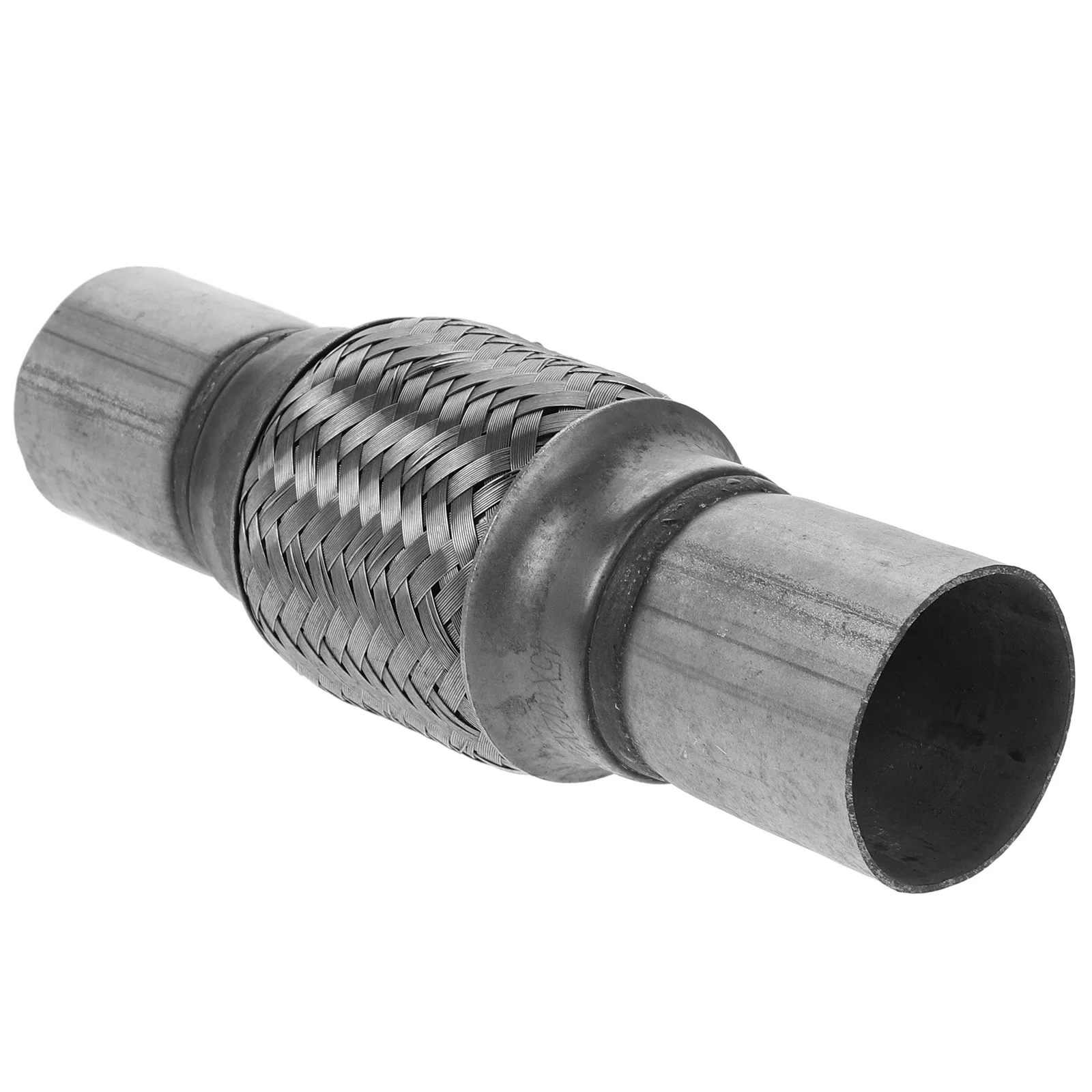 

Braided Exhaust Pipe Connector No-Weld Universal Extension Tube for Car Exhaust Vibration Noise Reduction