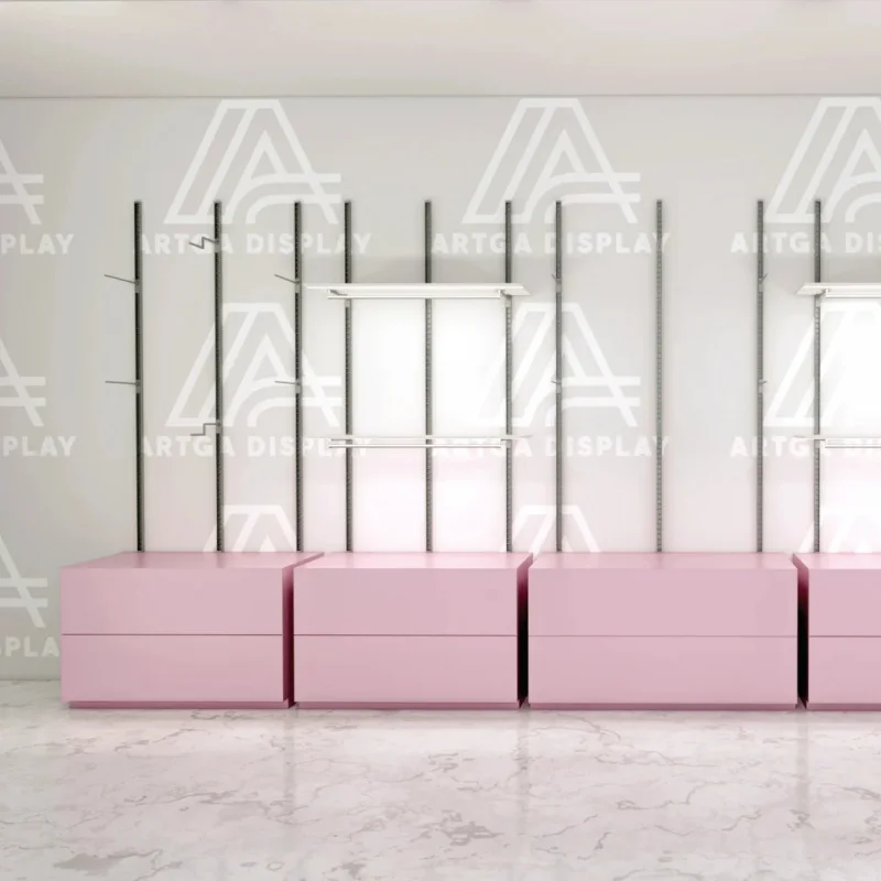 

Customize.Custom Wall-Mounted LED Display Racks Shoes and Handbags