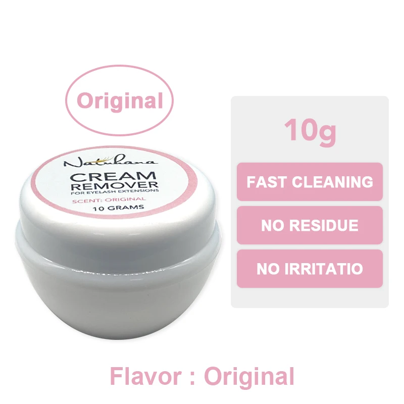 NATUHANA Wimpernkleber-Entferner Schnelle Entfernung des Klebstoffs Professionelle Creme-Entfernung für Wimpern De Pestaña Make-up-Zubehör