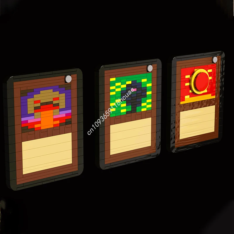 

452 шт. MOC Magic The Gathering Power Artifacts Trio Building Blocks Коллекционная модель для взрослых Детская модель Рождественская игрушка в подарок