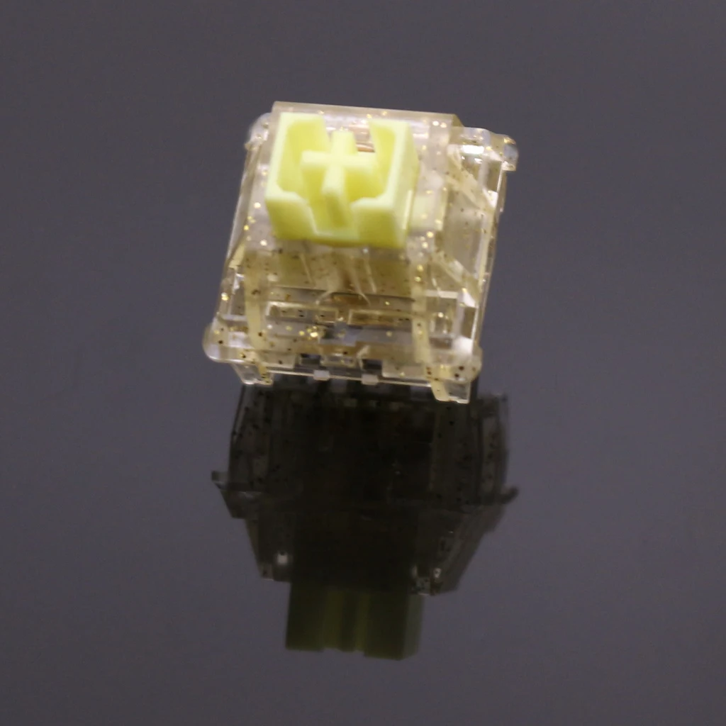 KeyFirst Bling Linear Switch 5pin RGB 30g 45g 62g 67g 80g Force Mx Clone for Mechanical Keyboard Yellow Pink Blue Green