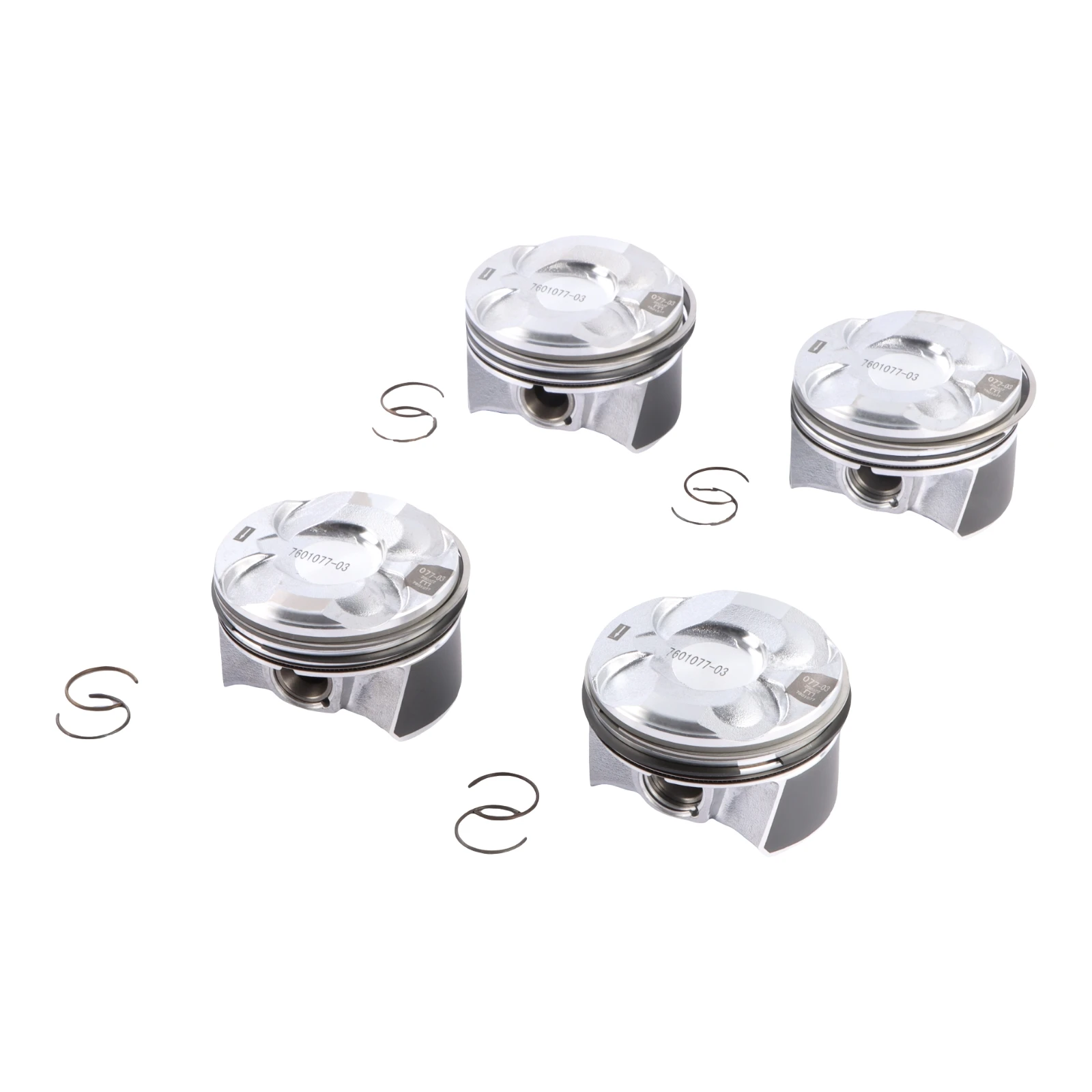 4pcs Piston&Ring Set Ø77mm For MINI Cooper Countryman Paceman N13 N18 BMW 116i 118i 11257601181 WG1261177 8744480000 11257601077