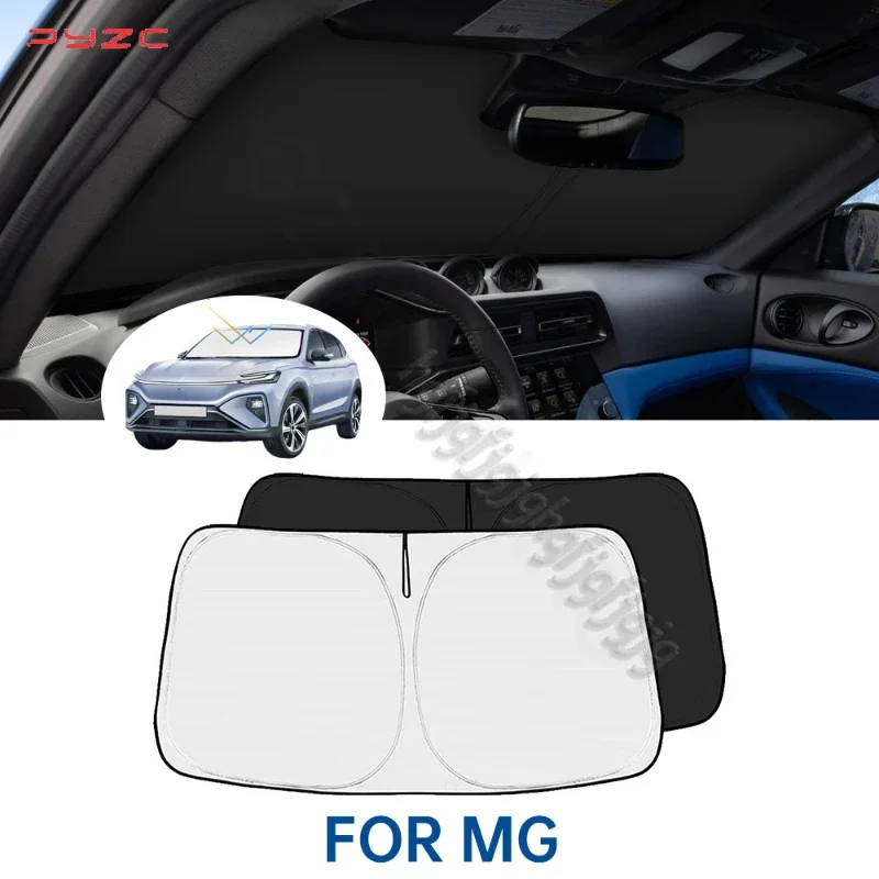 For MG Marvel R 4 EV ZS EV 5 EV Parasol Folding Interior Windshield Sunshade Car Visor Front Window Sun Shade Cover