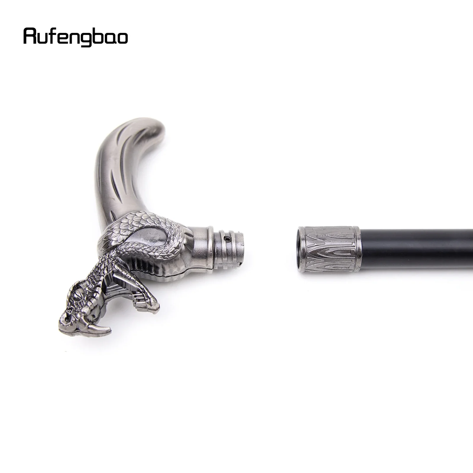 ไม้เท้าแฟชั่นแบบข้อเดียวลายหัวงู สำหรับตกแต่ง คอสเพลย์แวมไพร์ งานปาร์ตี้ ไม้เท้าฮาโลวีน ไม้เท้ายาว 93 ซม.