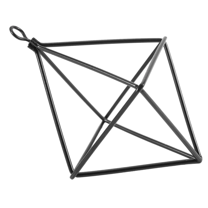 독립형 행잉 파종기, 기하학적 스윙 단조 다리미, 틸란지아 항공 플랜트 거치대 삼각형 금속 랙, 4X