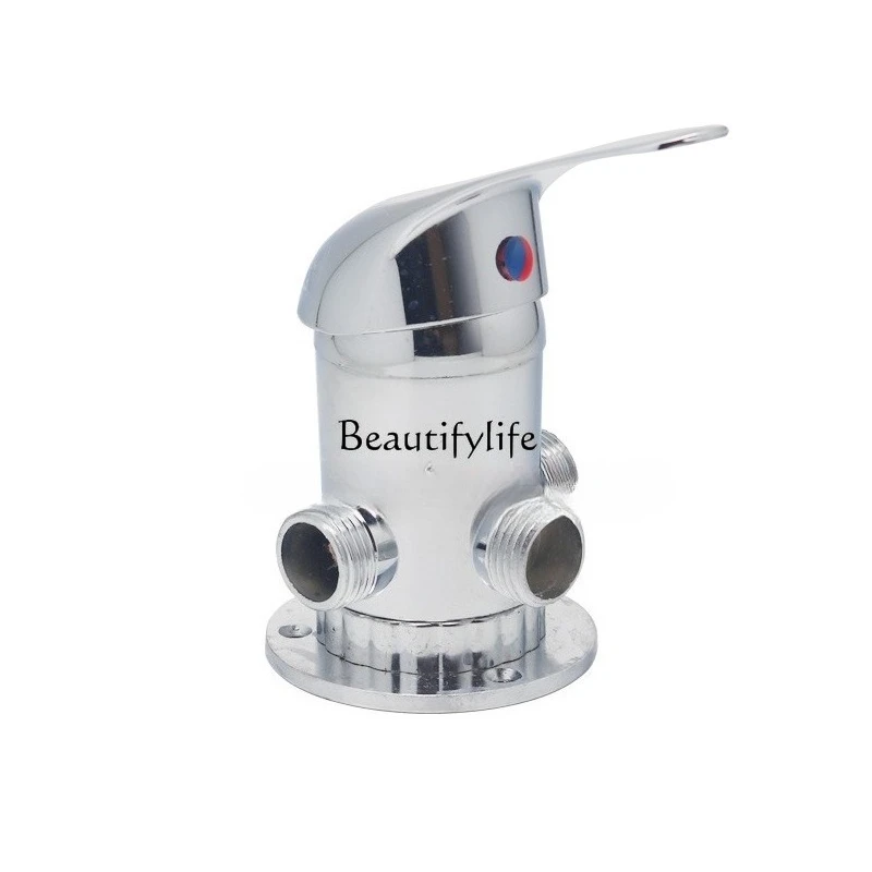 

*Solar water heater surface-mounted water mixing valve with water tee hot and cold water mixing valve with aluminum-plastic