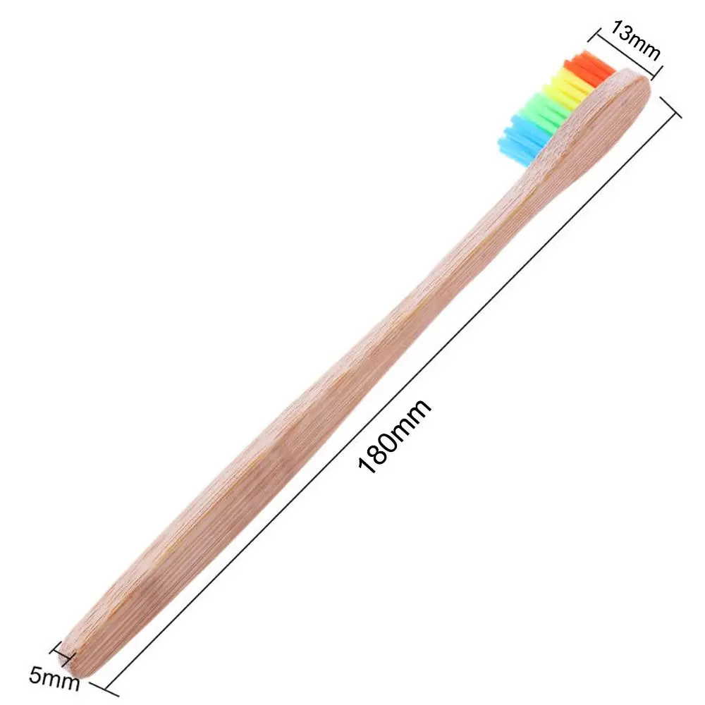 

12 шт. бамбуковая зубная щетка, экологически чистые деревянные щетки для беременных женщин, биоразлагаемая переливающаяся щетина, мягкая нейлоновая защита десен