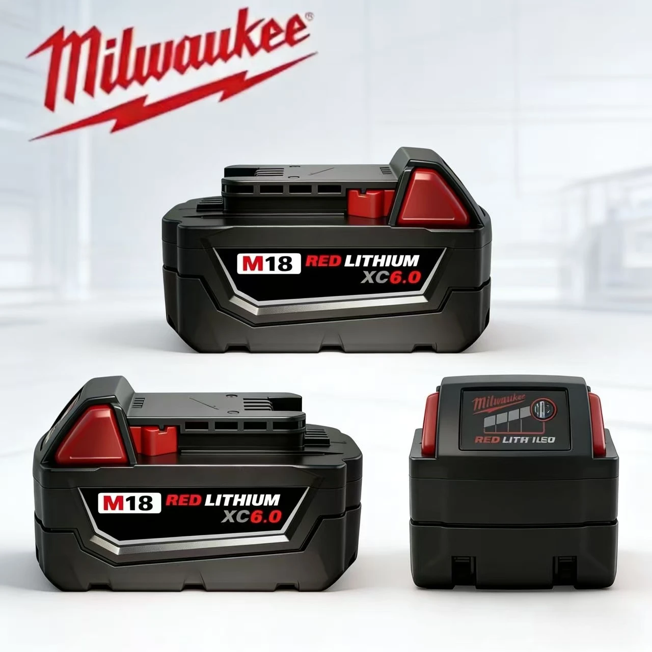 

Original Genuine Milwaukee Battery, M18 battery, M18B6，5.0Ah 6.0Ah, Milwaukee 48-11-1860 48-11-1850 1840 Tool Lithium Battery