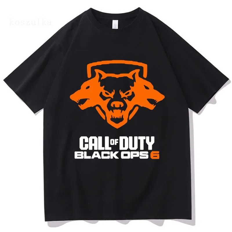 Call of Duty Black Ops 6 Tshirts 2024 Funny Men Clothing Unisex Cotton Short Sleeve Summer Graphic Tee Shirt Vintage Clothes