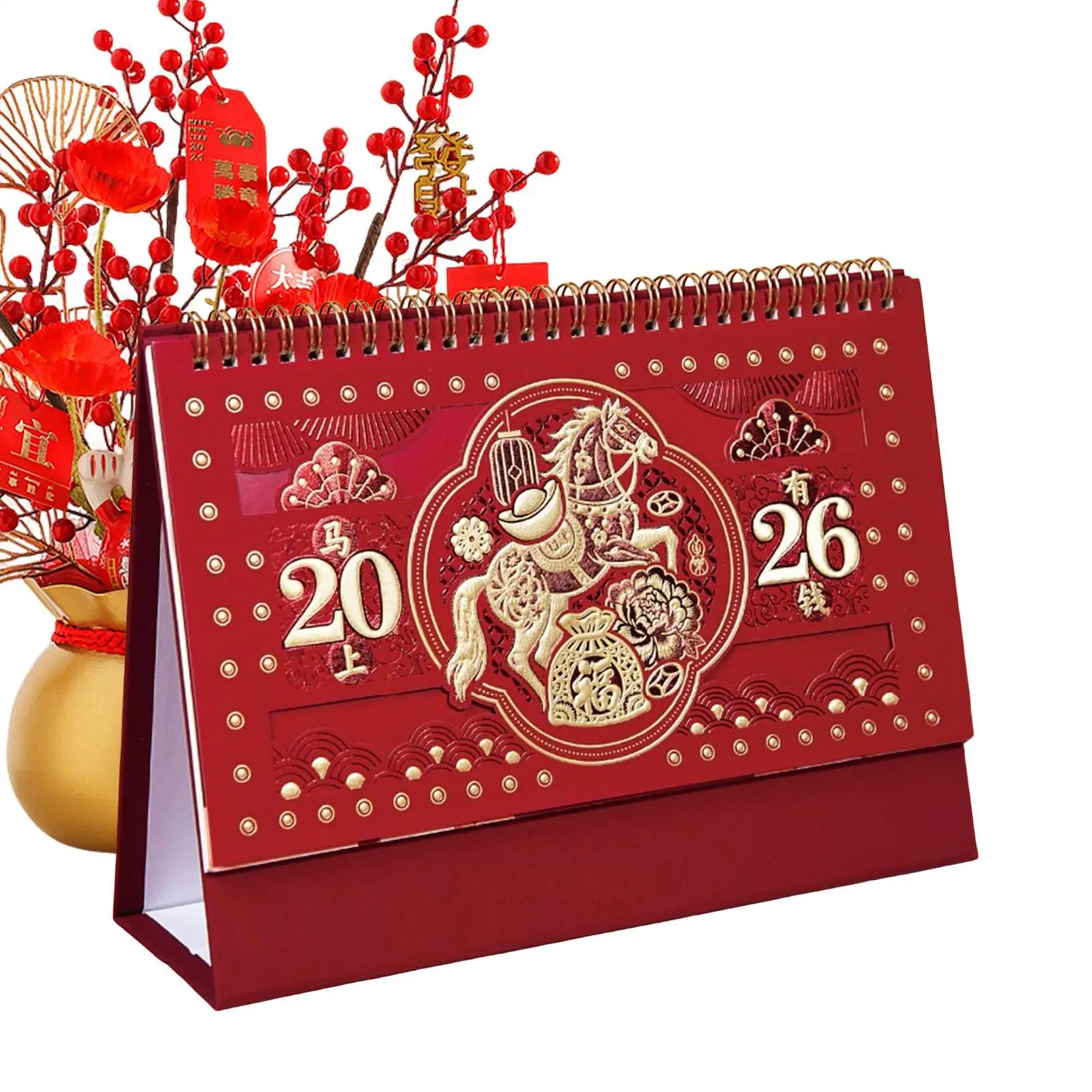 

Monthly Desk Calendar Traditional Planner Lunar New Year Desktop Monthly Calendar For Students Kids Teens Adults Friends
