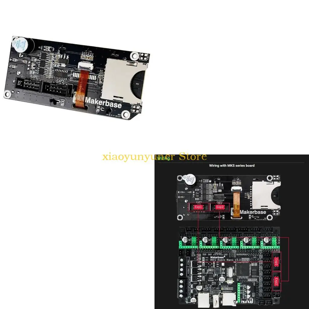 

P9JB Аксессуары для 3D-принтеров MINI12864 V3.0 для умного ЖК-дисплея с поддержкой Marlin DIY
