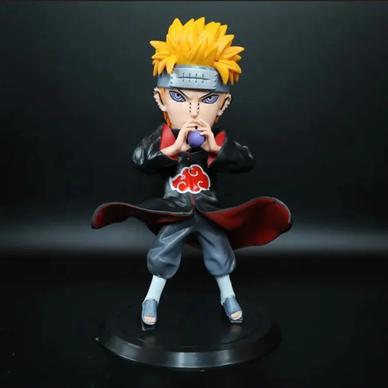 NARUTO Akatsuki Pain Uzumaki Naruto SD Standing Posture Statue PVC Action Figure Collectible Model Toy Boxed