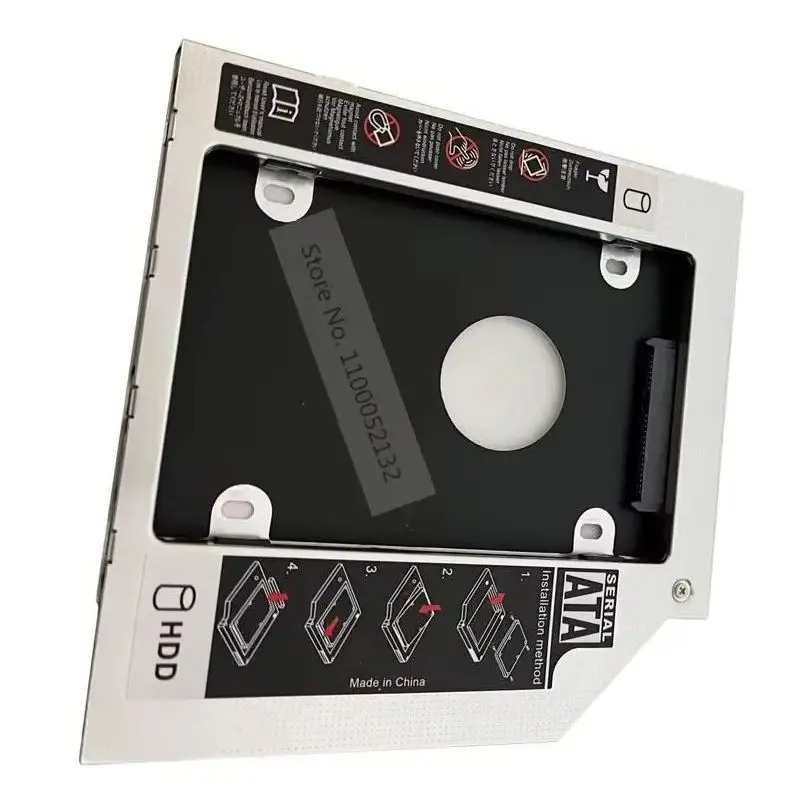 

9.5mm 2nd Secondary Hard Drive HD Optical Caddy Bracket for Asus Q551L R554L R751L F751L X552M X555L ROG GL553VD GL553VE GL753VE