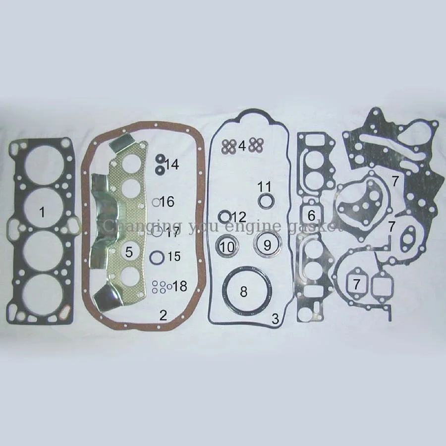 4G63 G4CP G63B FOR MITSUBISHI L300 L200 GALANT HYUNDAI SONATA 2.0 Engine Gasket Engine Rebuilding Kits MD040272