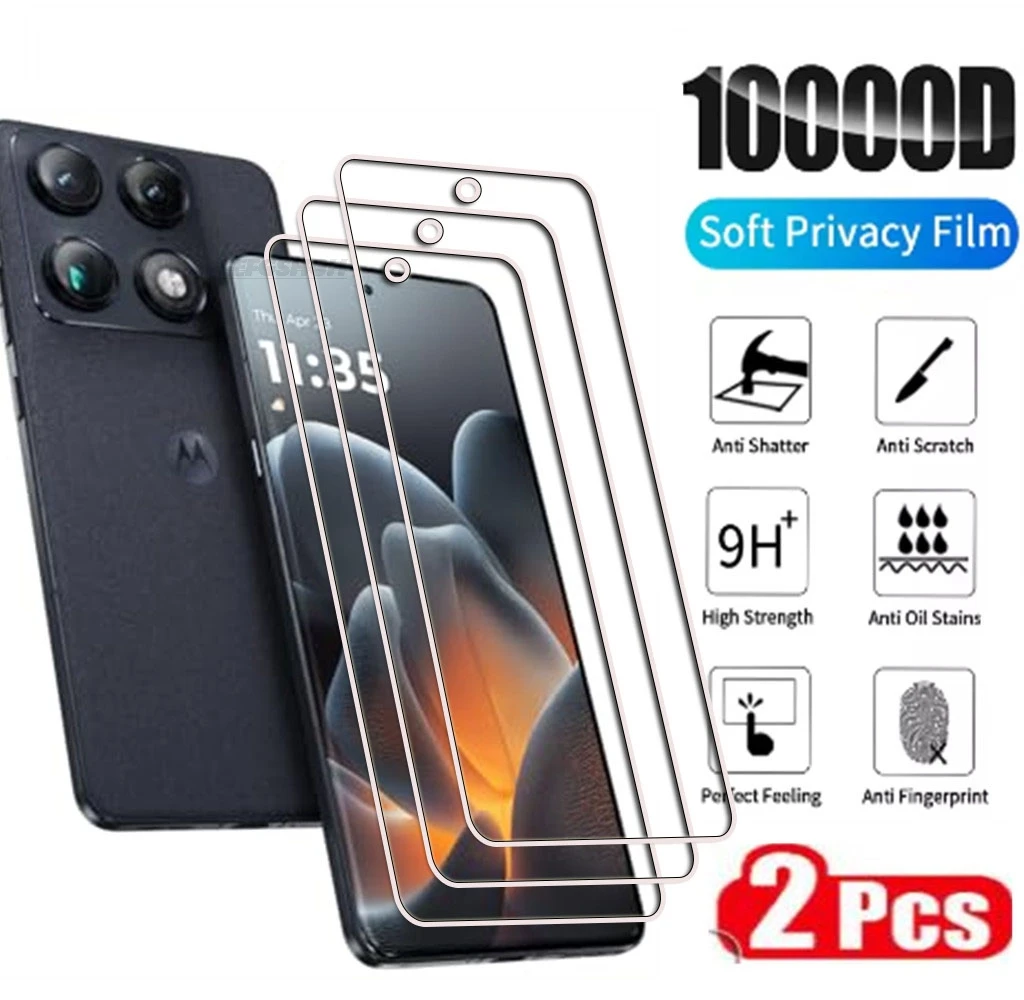 2PCS Vollhydraulische Hydrogel-Folie für Motorola Signature 6,8" Moto X70 Air Pro Edge 70 Ultra Schutzfolie für den Bildschirm
