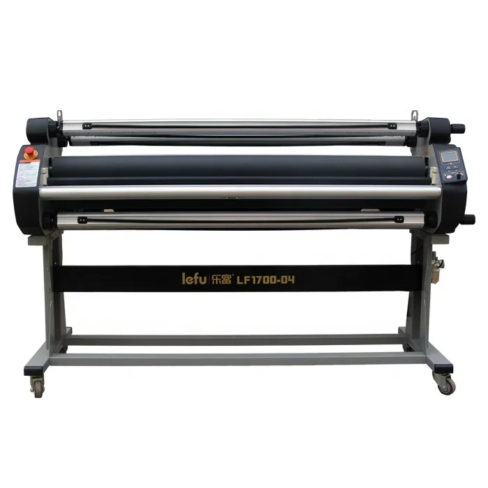 LeFu LF1700-D4 Automatic High Quality 60C Warm and Cold Roll to Roll Laminator, Film Laminating Machine