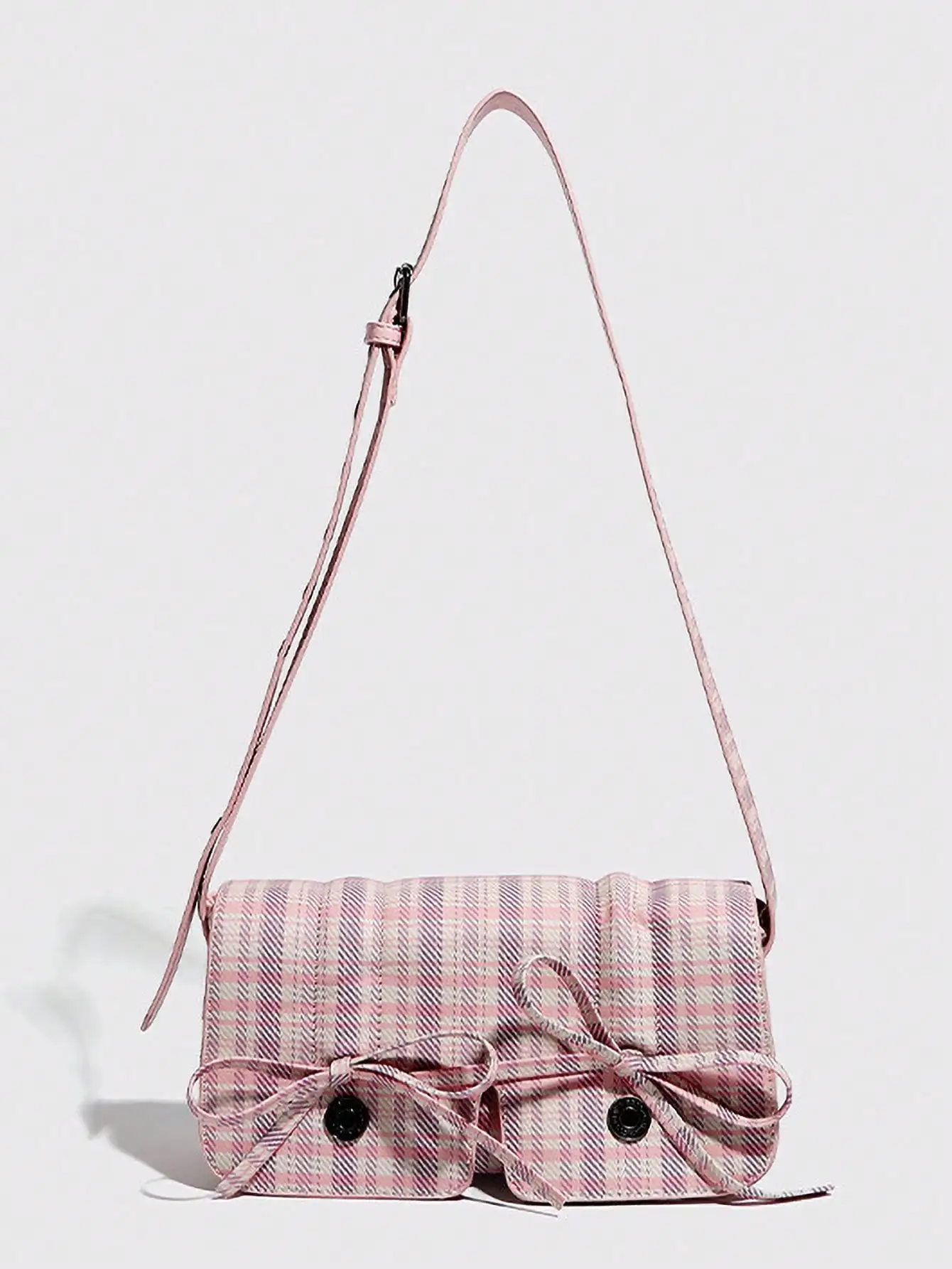 

Sweet girly ballet style tote bag, bow pleated shoulder bag, multi-compartment large-capacity armpit bag