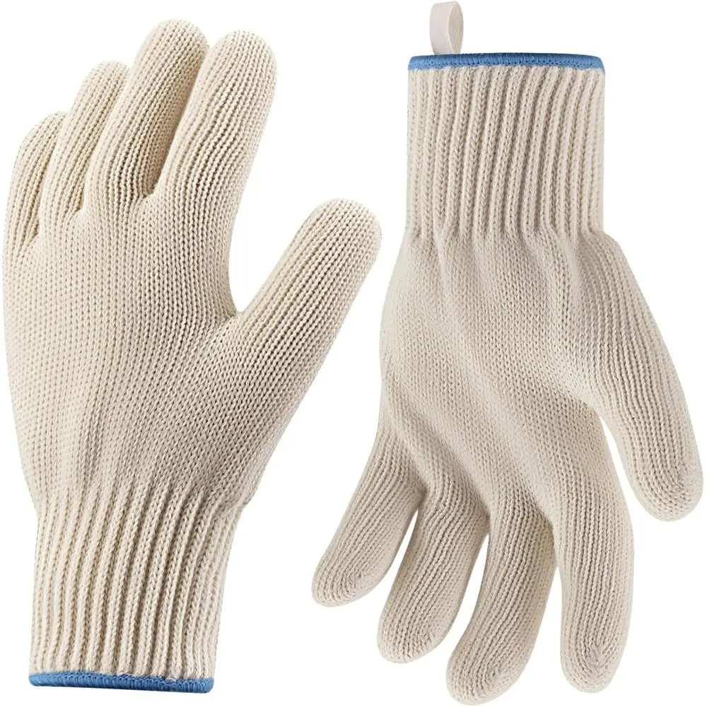 

Heat-Resistant BBQ Gloves - Full Hand Protection for Grilling and Oven Use (Set of 2)