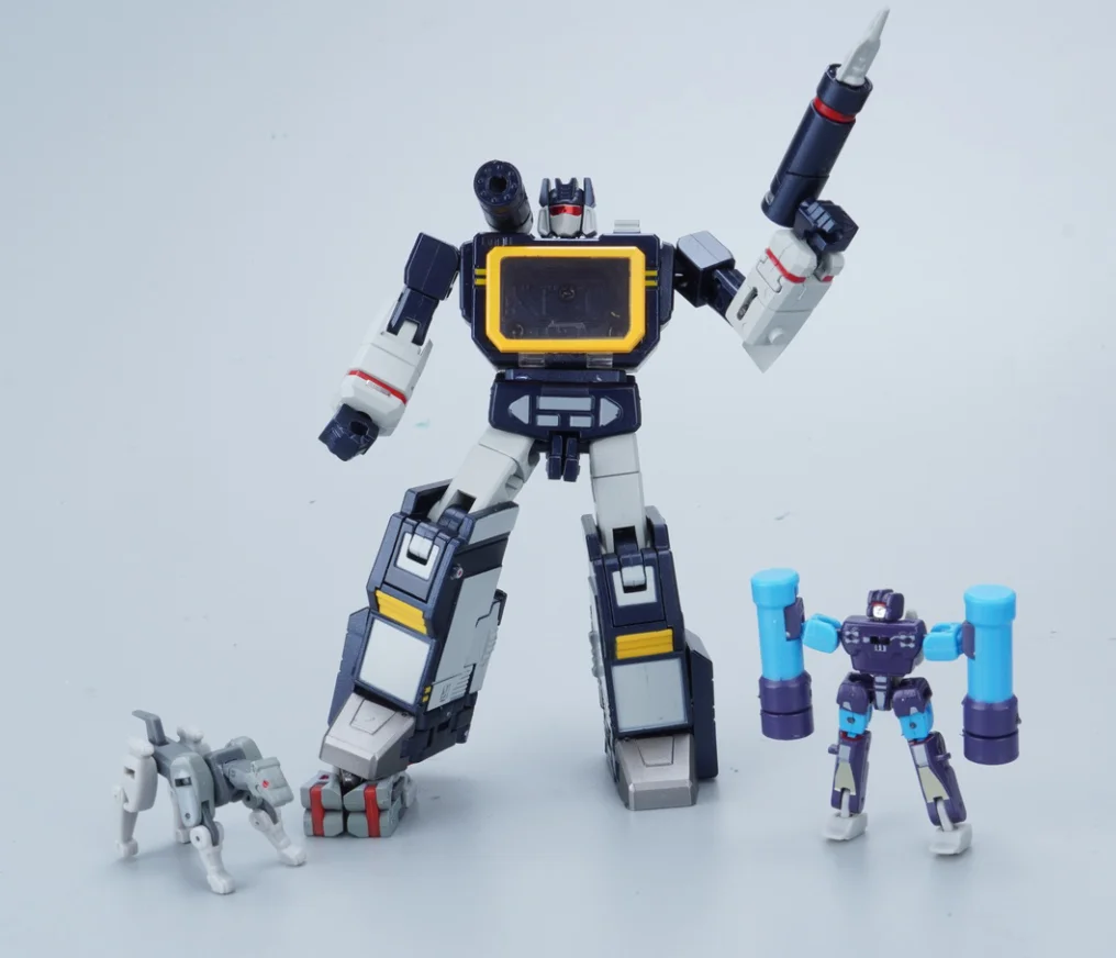 Transformation SD01 SD-01 KO Newage H21 Soundwave with Tape G1 Small Ratio 13 CM Action Figure Model Toy