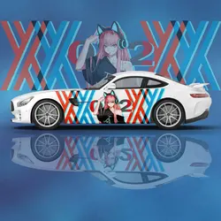Darling in the FranXX Anime Car Wrap Protect Stickers Car Decal Creative Sticker Car Appearance Modification Decorative Sticker