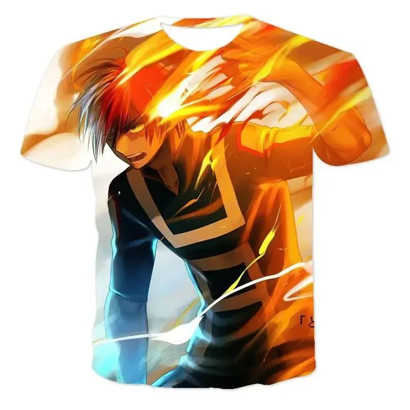 

My Hero Academia Boku No Hero Academia 3D Print T Shirt Men Women Children Anime Streetwear Short Sleeve Boy Girl Kids Tops Tee