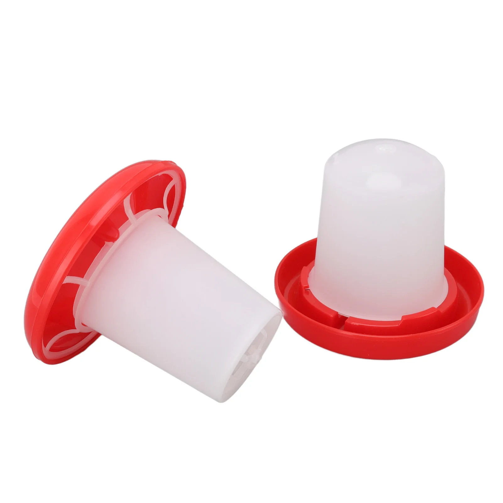 Chick Feeder and Waterer Kit Rotary Sleeve Design Automatic Feeding and Watering Poultry Feeder and Waterer Combo Poultry Feeder