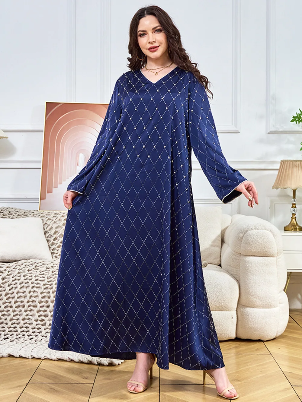 Oriente médio moda robe vestidos de manga longa retro dubai vestido de festa feminino muçulmano elegante vestido de noite