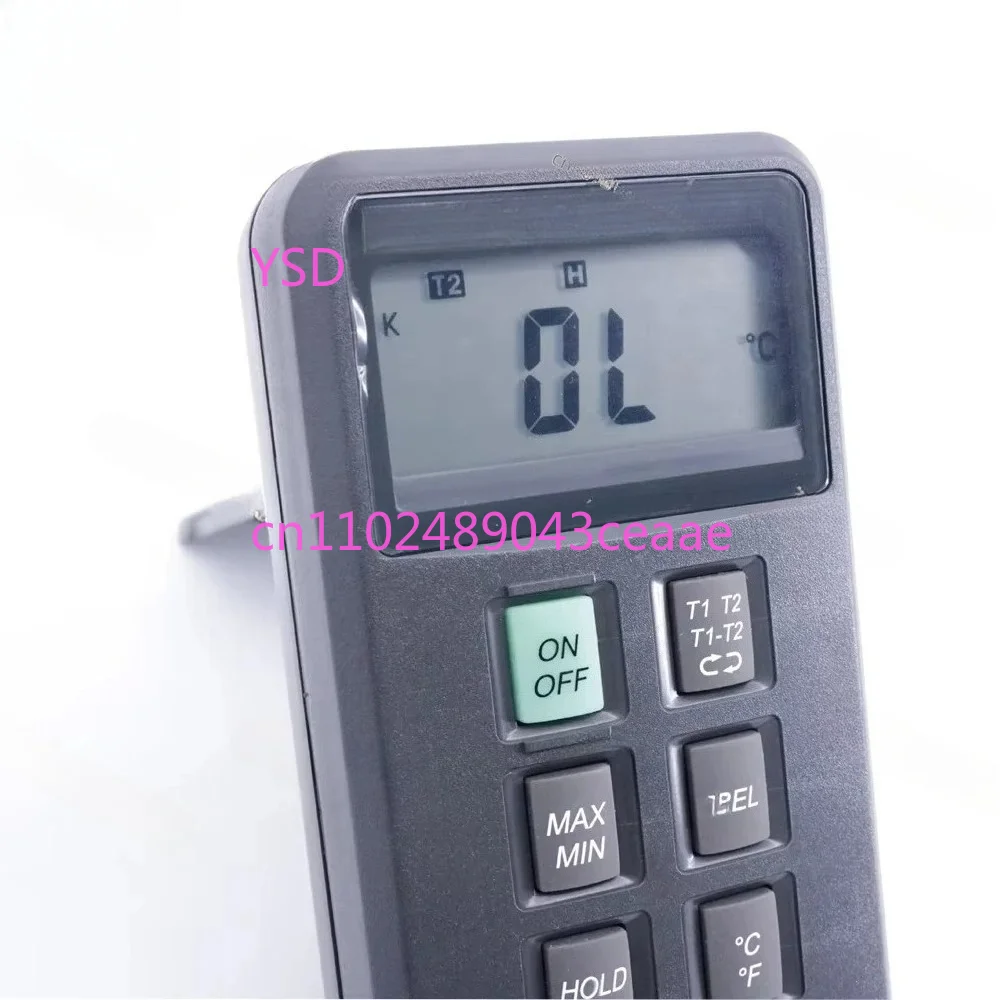 TES-1306 Thermometer Contact Thermometer K. J Type, Dual Channel, Automatic Range