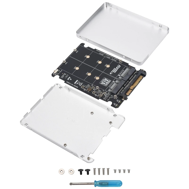 M.2 SSD To U.2 Adapter 2In1 M.2 Nvme And SATA-Bus NGFF SSD To PCI-E U.2 SFF-8639 Adapter Pcie M2 Converter