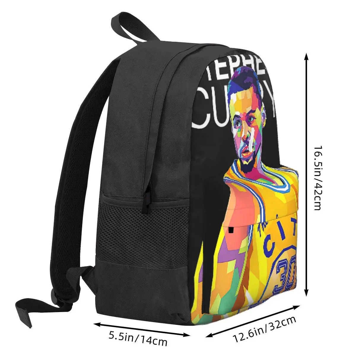 Stephen Curry Student Backpack School Bag Hiking Travel Daypack for Men Women Bookbag Shoulder Bags
