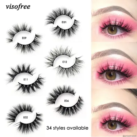 3D Mink Reusable False Lashes visofree