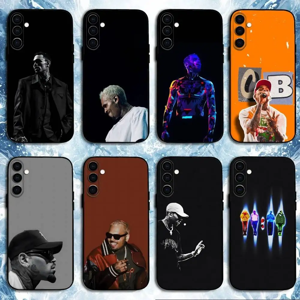 

Rapper Chris Brown 11 11 Phone Case For Samsung Galaxy A73,A72,A71,A70,A53,A52,A51,Others Soft Black Shell