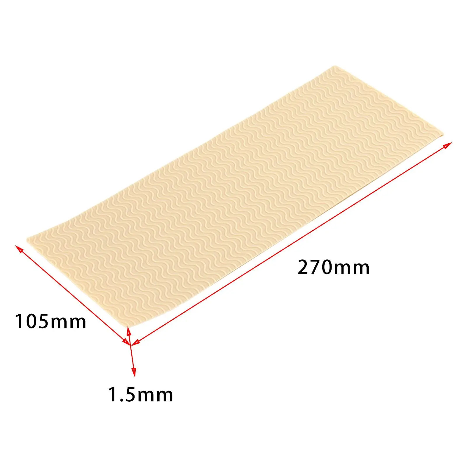 2 patchs de réparation de semelles de chaussures en caoutchouc, protection de semelles antidérapantes, semelles intérieures abricot